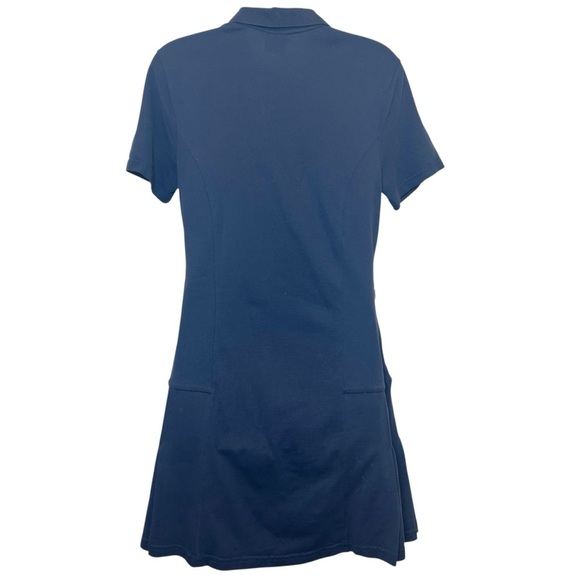 Outdoor voices Sport polo dress navy blue size medium tennis golf leisure preppy - Picture 3 of 11